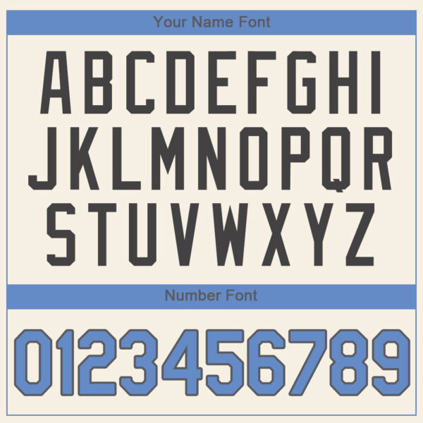 Custom Cream Light Blue-Steel Gray Authentic Father's Day Baseball Jersey