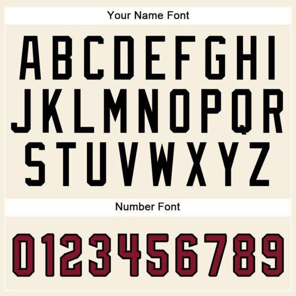 Custom Cream Black Pinstripe Crimson-Black Authentic Baseball Jersey