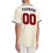 Custom Cream Red-Navy Authentic Baseball Jersey