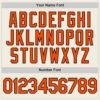 Custom Cream Orange-Black Authentic Baseball Jersey