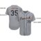 Custom Gray Navy-Orange Baseball Jersey