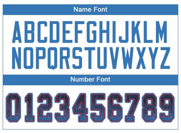 Custom Black Powder Blue-Red Drift Fashion Football Jersey