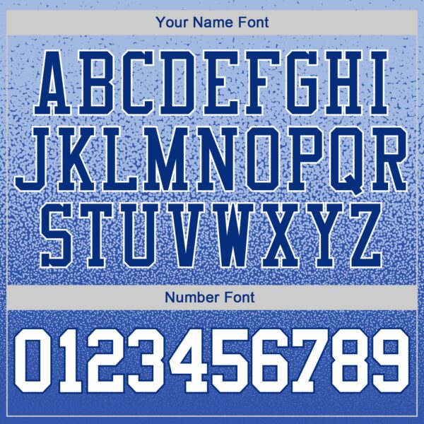 Custom Stitched Light Blue White-Royal Fade Fashion Sports Pullover Sweatshirt Hoodie