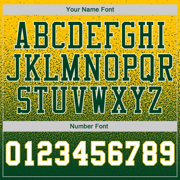 Custom Stitched Gold White-Green Fade Fashion Sports Pullover Sweatshirt Hoodie