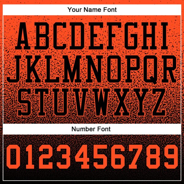 Custom Stitched Black Orange Fade Fashion Sports Pullover Sweatshirt Hoodie