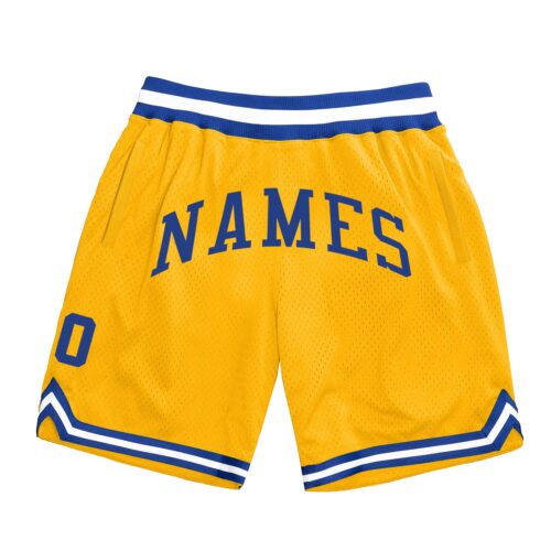 gold_0069_63c17257-5ed0-4154-bf30-32dd4dacd2cf Custom Gold Royal-White Authentic Throwback Basketball Shorts