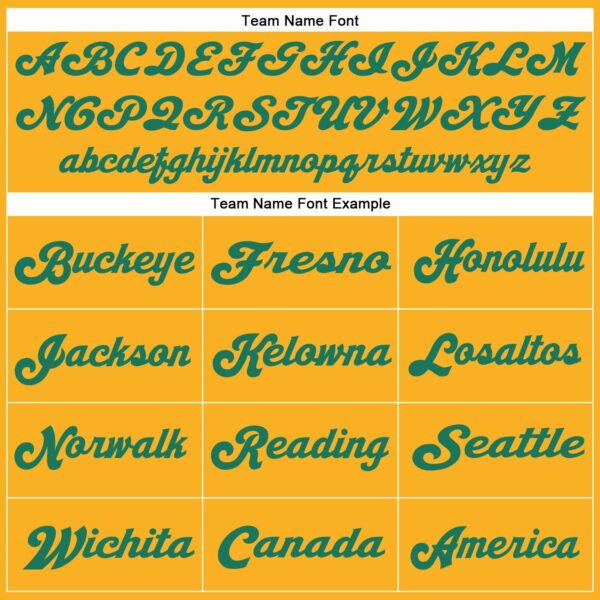 Custom Gold Kelly Green-White Mesh Authentic Throwback Football Jersey