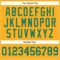 Custom Gold Kelly Green-White Mesh Authentic Throwback Football Jersey