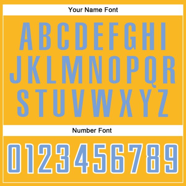 Custom Gold Light Blue-White Authentic Baseball Jersey