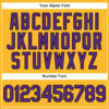 Custom Gold Purple-Black Authentic Baseball Jersey
