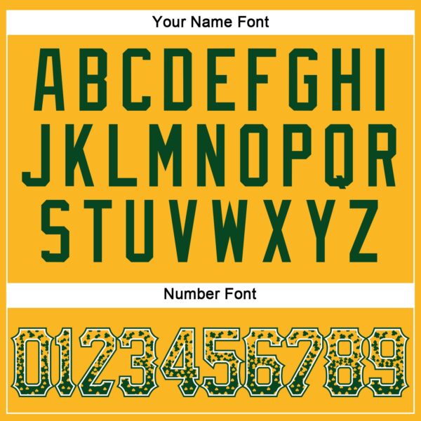 Custom Gold Green-White Authentic Drift Fashion Baseball Jersey