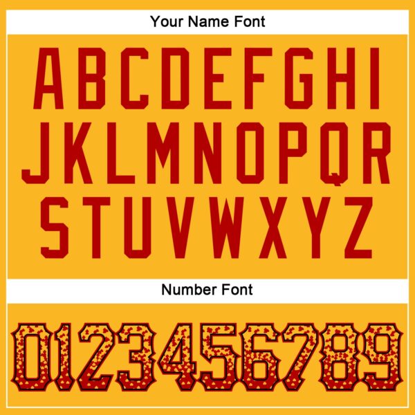 Custom Gold Red-Black Authentic Drift Fashion Baseball Jersey