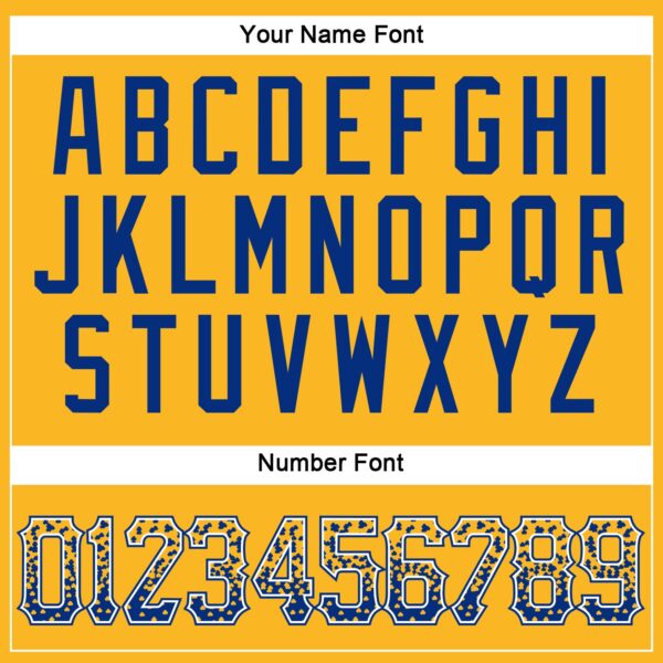 Custom Gold Royal-White Authentic Drift Fashion Baseball Jersey