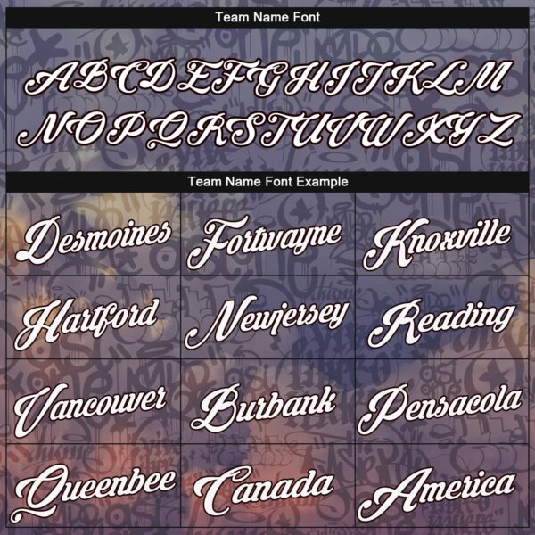 Custom Graffiti Pattern White-Black 3D Sky's The Limit Authentic Baseball Jersey