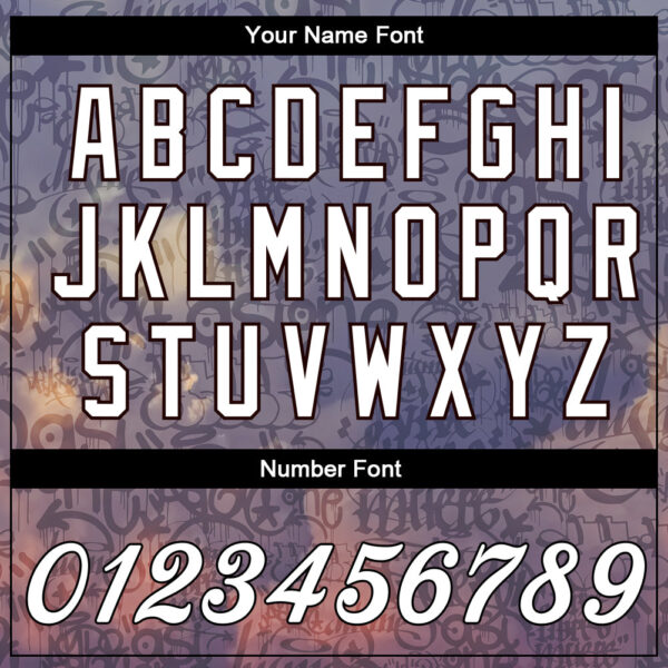 Custom Graffiti Pattern White-Black 3D Sky's The Limit Authentic Baseball Jersey