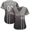 Custom Graffiti Pattern White-Gray 3D Picaxao Authentic Baseball Jersey