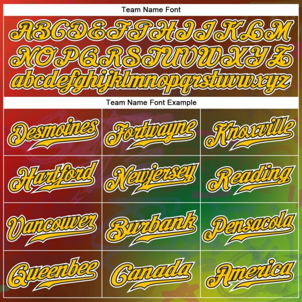 Custom Graffiti Pattern Gold-Black 3D Authentic Baseball Jersey