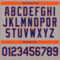 Custom Gray Royal-Orange Authentic Baseball Jersey