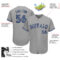 Custom Gray Royal-White Authentic Baseball Jersey