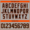 Custom Gray Black-Orange Authentic Baseball Jersey