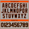 Custom Gray Black-Orange Authentic Baseball Jersey