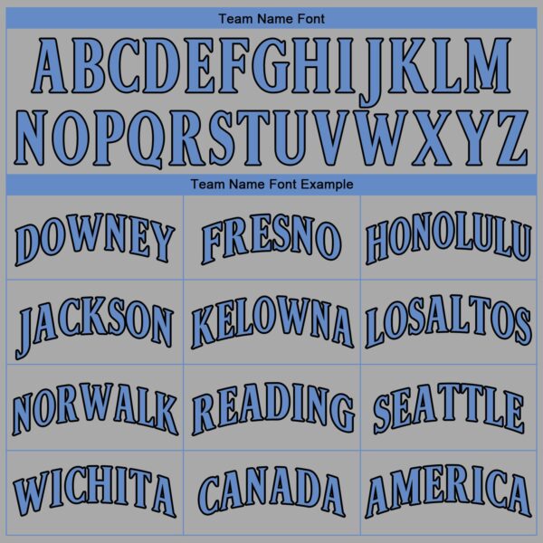 Custom Gray Light Blue-Black Authentic Father's Day Baseball Jersey