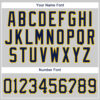Custom Gray Navy-Gold Authentic Baseball Jersey