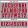 Custom Gray Red-Black Performance T-Shirt