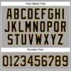 Custom Gray Black-Gold Authentic Baseball Jersey
