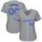 Custom Gray Royal-White Authentic Baseball Jersey