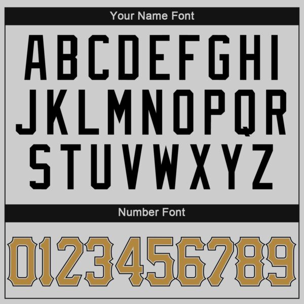 Custom Gray Old Gold-Black Authentic Baseball Jersey