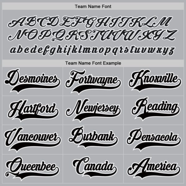 Custom Gray Black-White Hockey Jersey