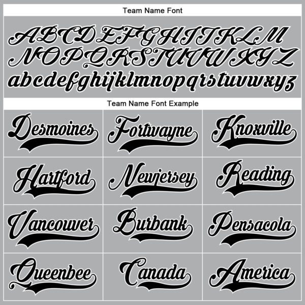 Custom Gray Black-White Authentic Baseball Jersey