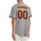 Custom Gray Crimson-Gold Authentic Baseball Jersey