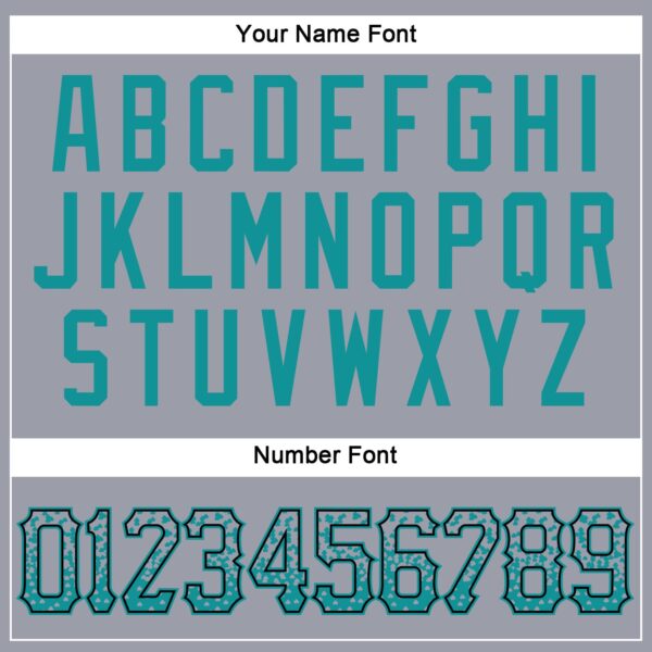 Custom Gray Teal-Black Authentic Drift Fashion Baseball Jersey