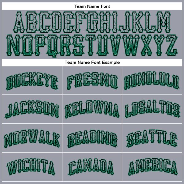 Custom Gray Kelly Green-Black Authentic Drift Fashion Baseball Jersey