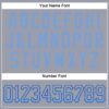 Custom Gray Light Blue-Royal Authentic Drift Fashion Baseball Jersey