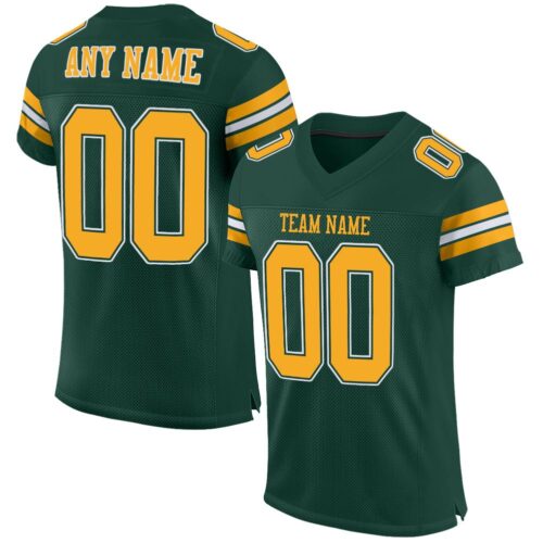 green_0001_807b0448-6428-4b80-93eb-fdc68ec3af0f Custom Green Gold-White Mesh Authentic Football Jersey
