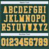 Custom Green Gold-White Mesh Authentic Football Jersey