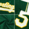 Custom Green White-Gold Authentic Baseball Jersey