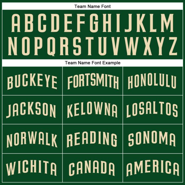 Custom Green Cream Authentic Baseball Jersey