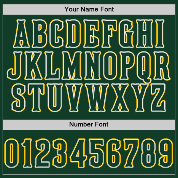 Custom Green Green-Gold Authentic Baseball Jersey