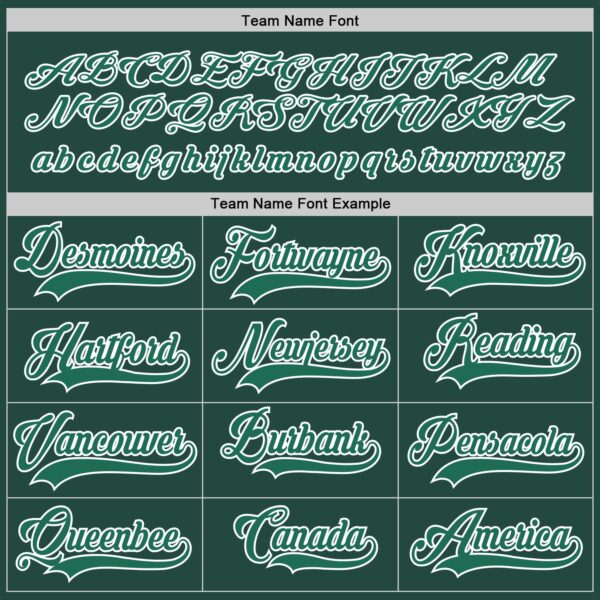 Custom Green Kelly Green-White Hockey Jersey