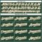 Custom Green White-Old Gold Authentic Baseball Jersey