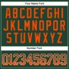 Custom Green Orange-White Authentic Drift Fashion Baseball Jersey