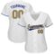 Custom White Old Gold-Royal Baseball Jersey