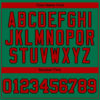 Custom Kelly Green Red-Black Authentic Baseball Jersey