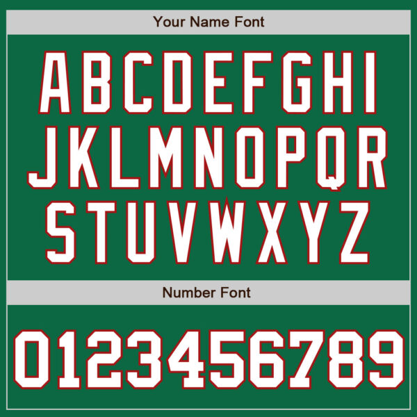 Custom Kelly Green White-Red Authentic Mexican Flag Fashion Baseball Jersey