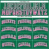 Custom Kelly Green Pink-White Authentic Drift Fashion Baseball Jersey