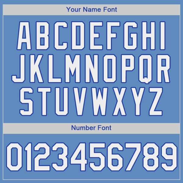 Custom Light Blue White-Royal Authentic Baseball Jersey